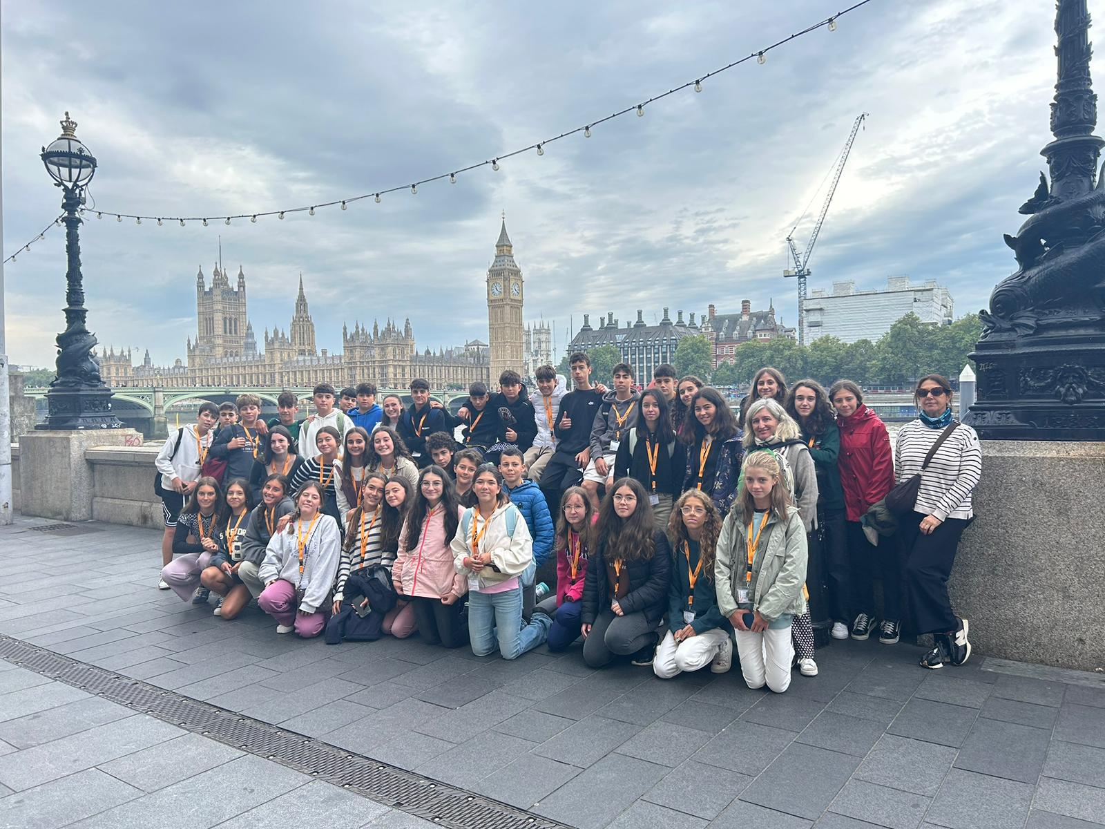 O alumnado en Londres